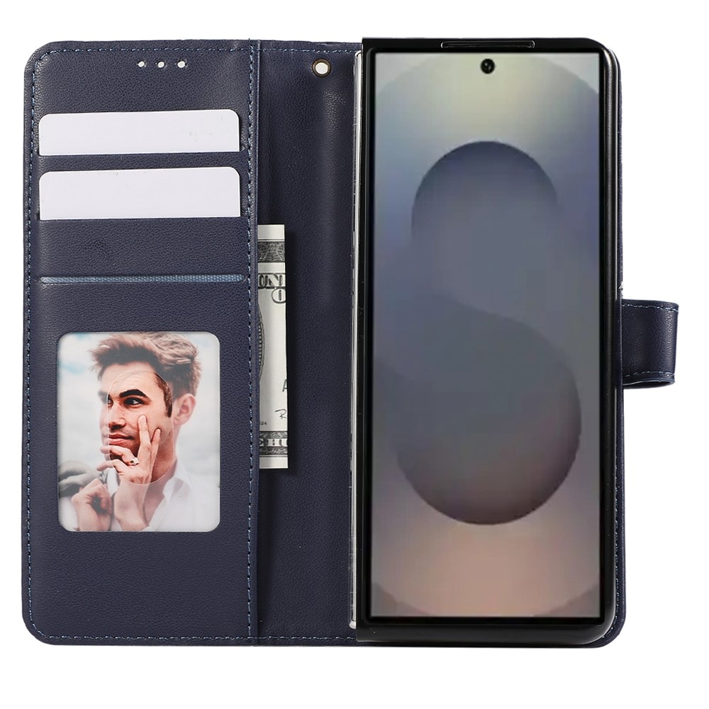 Gridy könyvtáska Samsung Galaxy Z Fold7 5G - kék