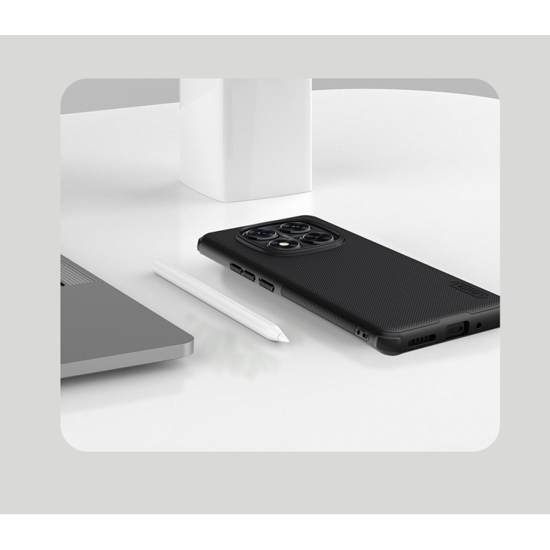 Nillkin Super Frosted PRO mágneses hátlap Xiaomi Redmi Note 14 Pro 5G/Poco X7 5G Fekete