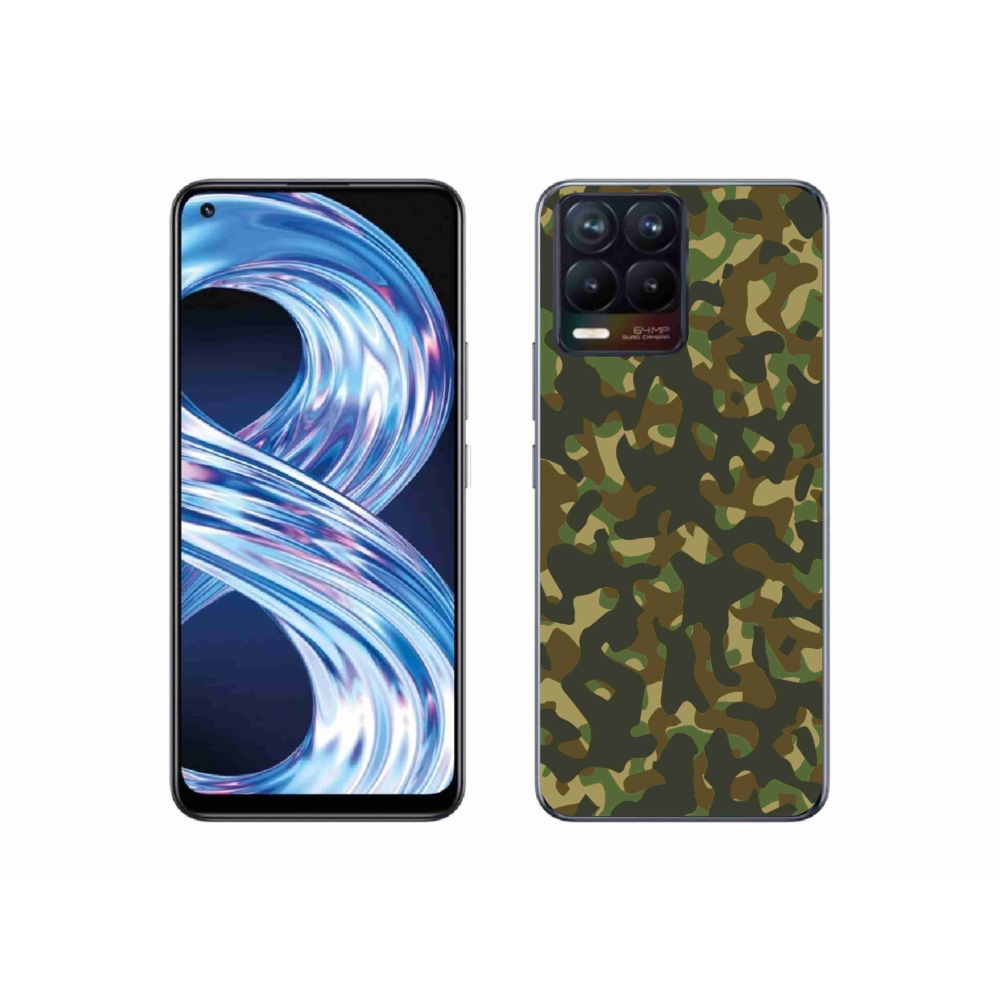 Gél borítás mmCase a Realme 8 Pro-hoz - álcázó minta 1