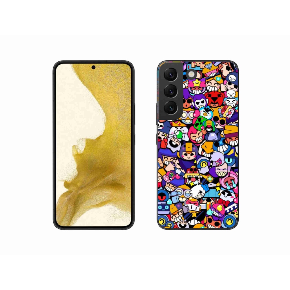 Zselés borítás mmCase Samsung Galaxy S22 5G - verekedős csillagok 2