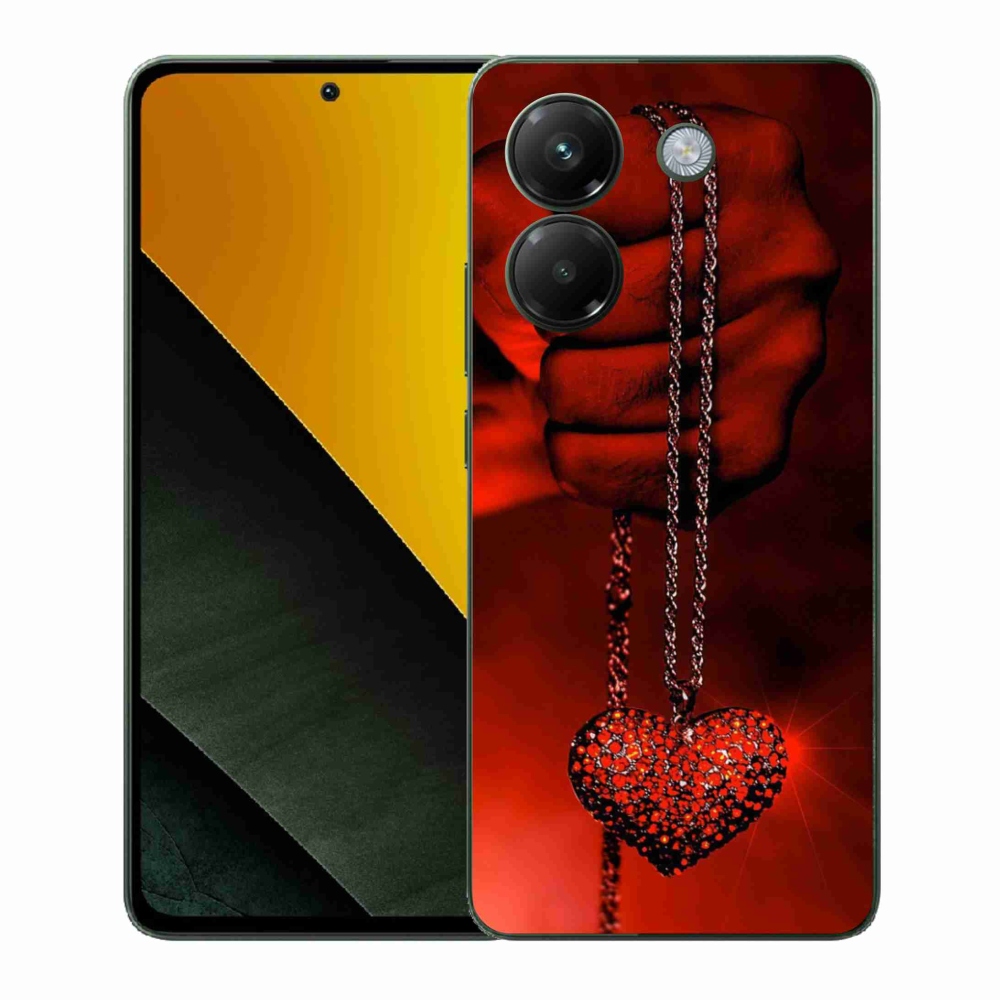 Gél borítás mmCase a Xiaomi Poco M7 Pro 5G-hez - nyaklánc