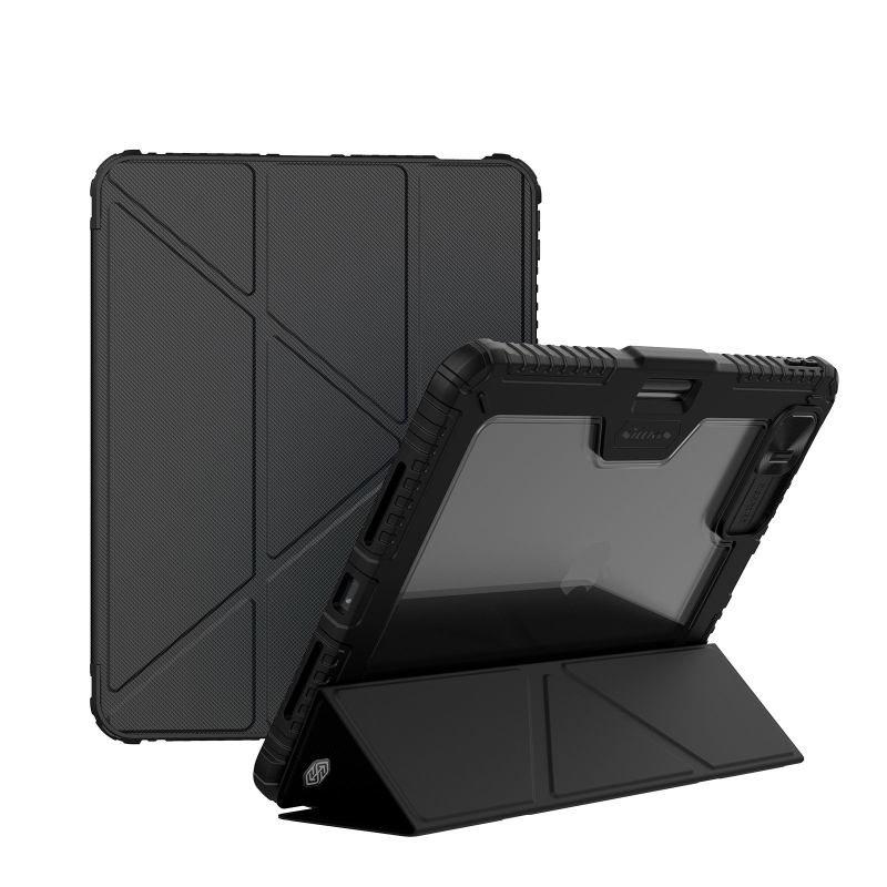 Nillkin Bumper PRO védőállvány tok többszögű iPad Pro 11 2024 Fekete