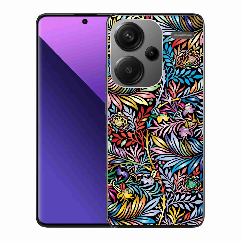 Gél borító mmCase a Xiaomi Redmi Note 13 Pro+ 5G - virágok 5