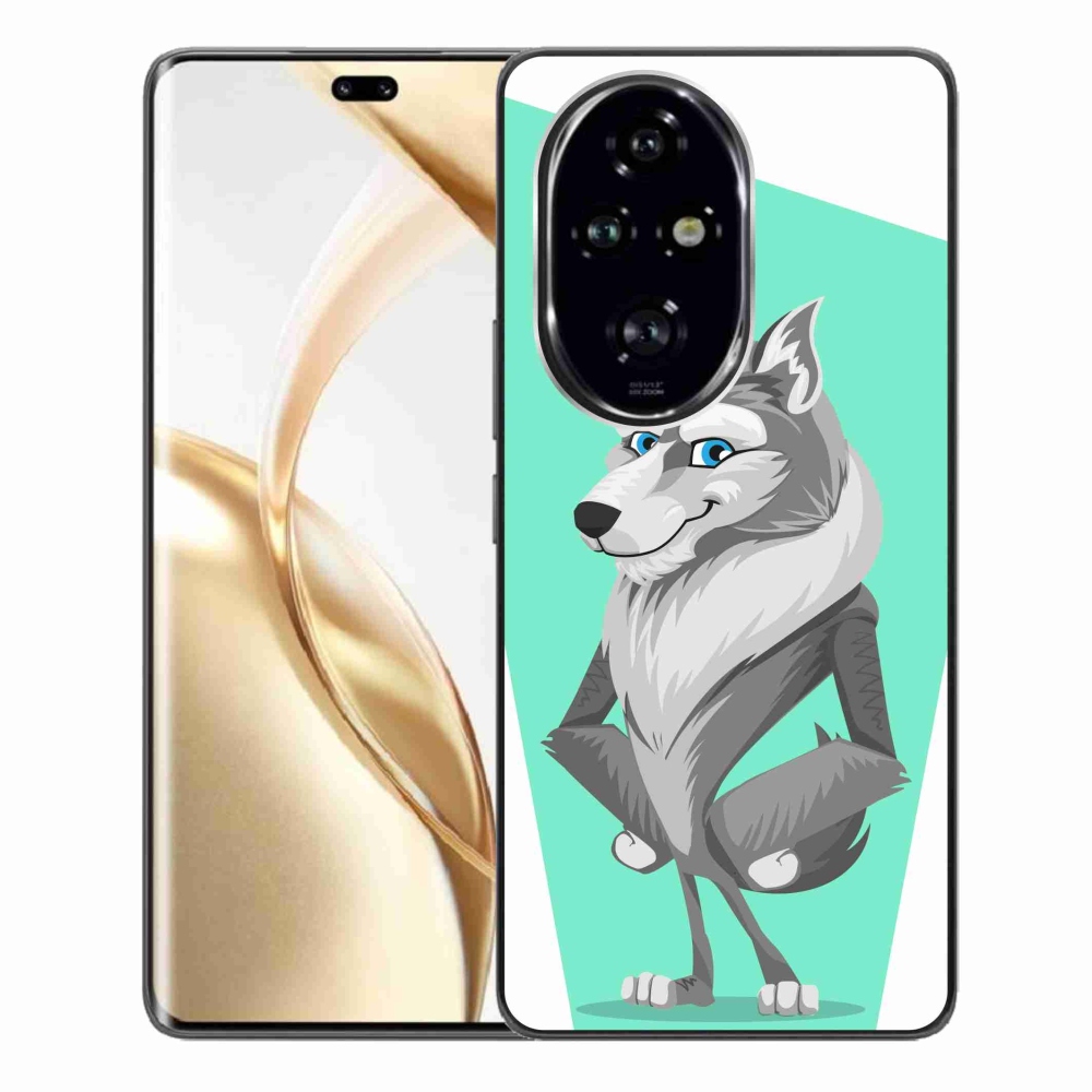 Zselés borítás mmCase a Honor 200 Pro 5G készülékhez - rajzfilmfarkas