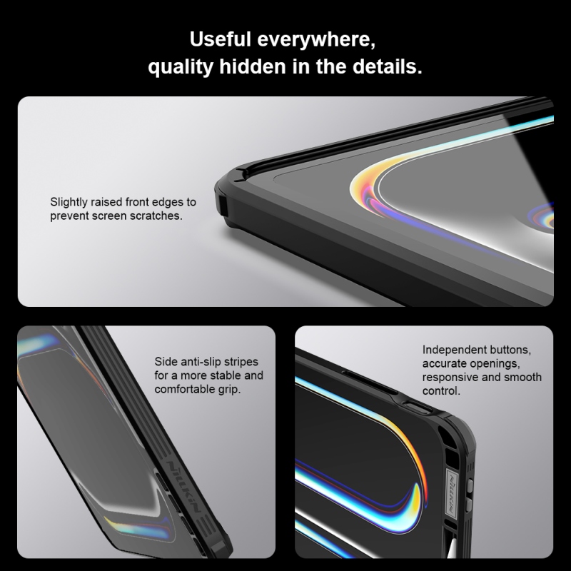 Nillkin CamShield Pad hátlap iPad Pro 13 2024 fekete