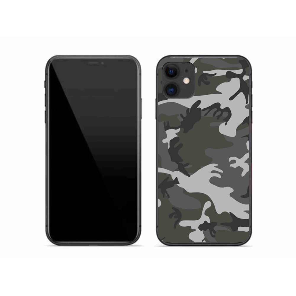 Zselés borítás mmCase iPhone 11 készülékhez - terepszínű minta