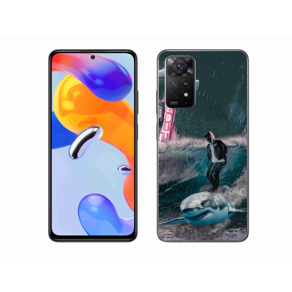 Gél borítás mmCase a Xiaomi Redmi Note 11 Pro 4G/5G-hez - cápa