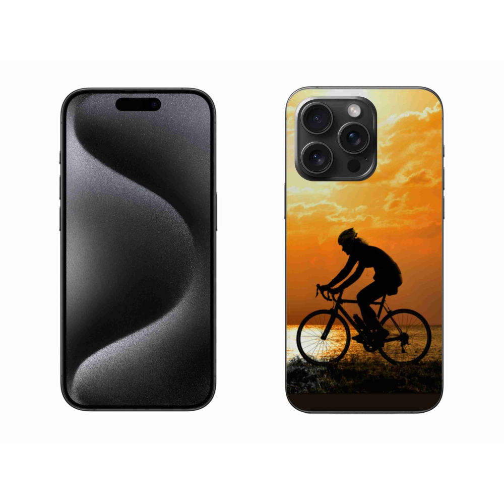 Gélburkolat mmCase iPhone 15 Pro Max készülékhez - Kerékpározás