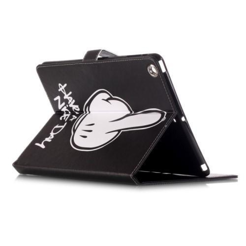 Kép PU bőr könyvtáska iPad mini / iPad mini 2 / iPad mini 3 - Szép napot kívánunk!