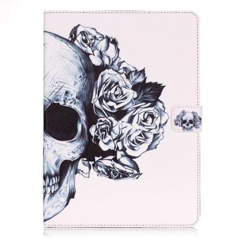 Image PU bőr könyvtáska iPad mini / iPad mini 2 / iPad mini 3 - koponya