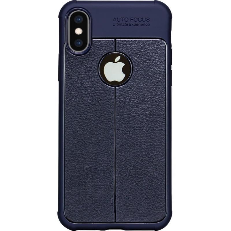 IMAK tartós zselés tok iPhone XS Max készülékhez - kék