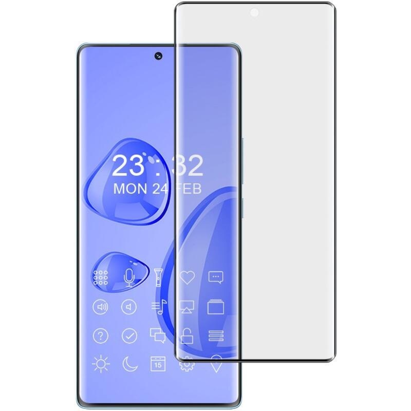 IMK teljes képernyő edzett üveg a Honor 70 5G készülékhez - fekete