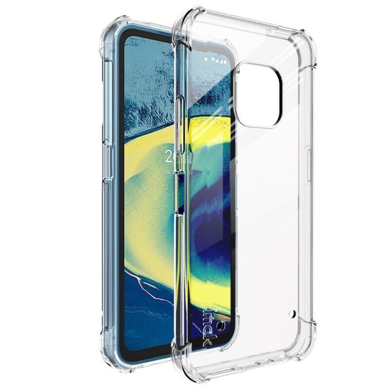 IMK zselés tok megerősített sarkokkal Nokia XR20 készülékhez - átlátszó