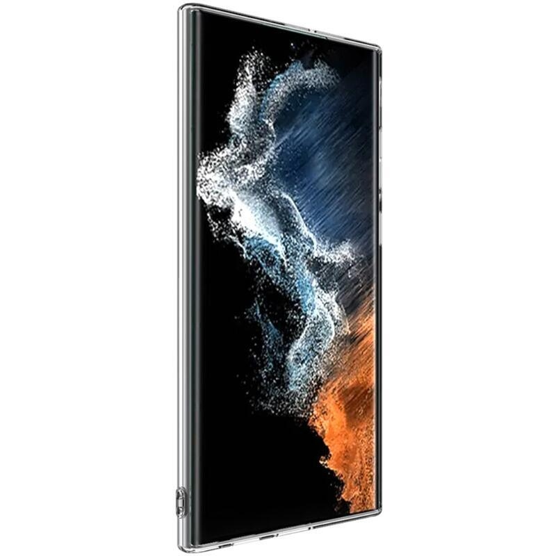IMK átlátszó zselés tok Samsung Galaxy S22 Ultra 5G - átlátszó