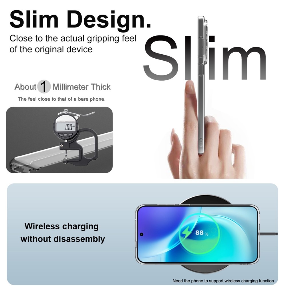 IMK átlátszó gél tok a Vivo X300 5G készülékhez