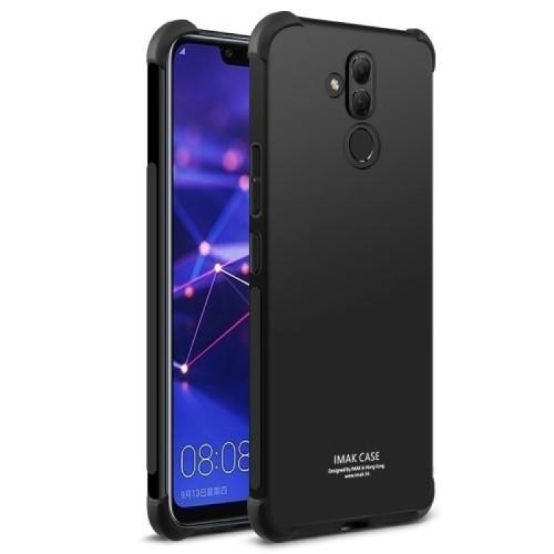 IMK zselés borító és képernyőfólia készlet a Huawei Mate 20 Lite készülékhez - fényes fekete színben