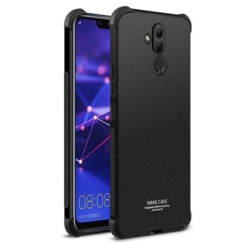 IMK zselés borító és képernyőfólia készlet Huawei Mate 20 Lite készülékhez - matt fekete