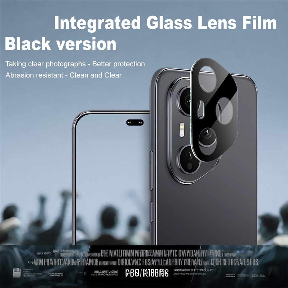 IMK kamera lencse üveg a Honor 400 Pro-hoz - fekete