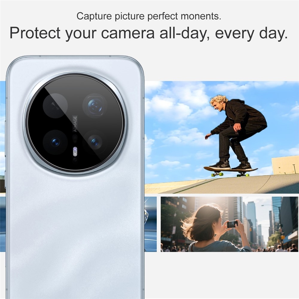 IMK kamera lencse üveg a Honor Magic 8 Pro 5G fényképezőgépen - fekete