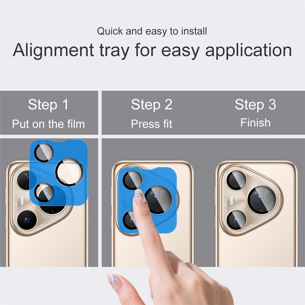 IMK kamera lencse üveg Huawei Pura 80 Ultra készülékhez (külön üveg) alkalmazáskerettel