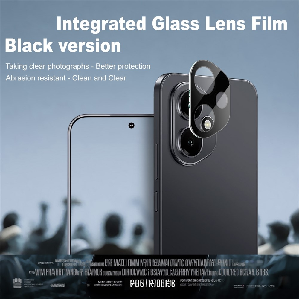 IMK fényképezőgép lencseüveg Honor 400-hoz - fekete