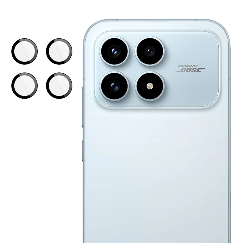 IMK kamera lencse üveg a Xiaomi Poco F8 Pro 5G-n (különálló üveg) alkalmazáskerettel