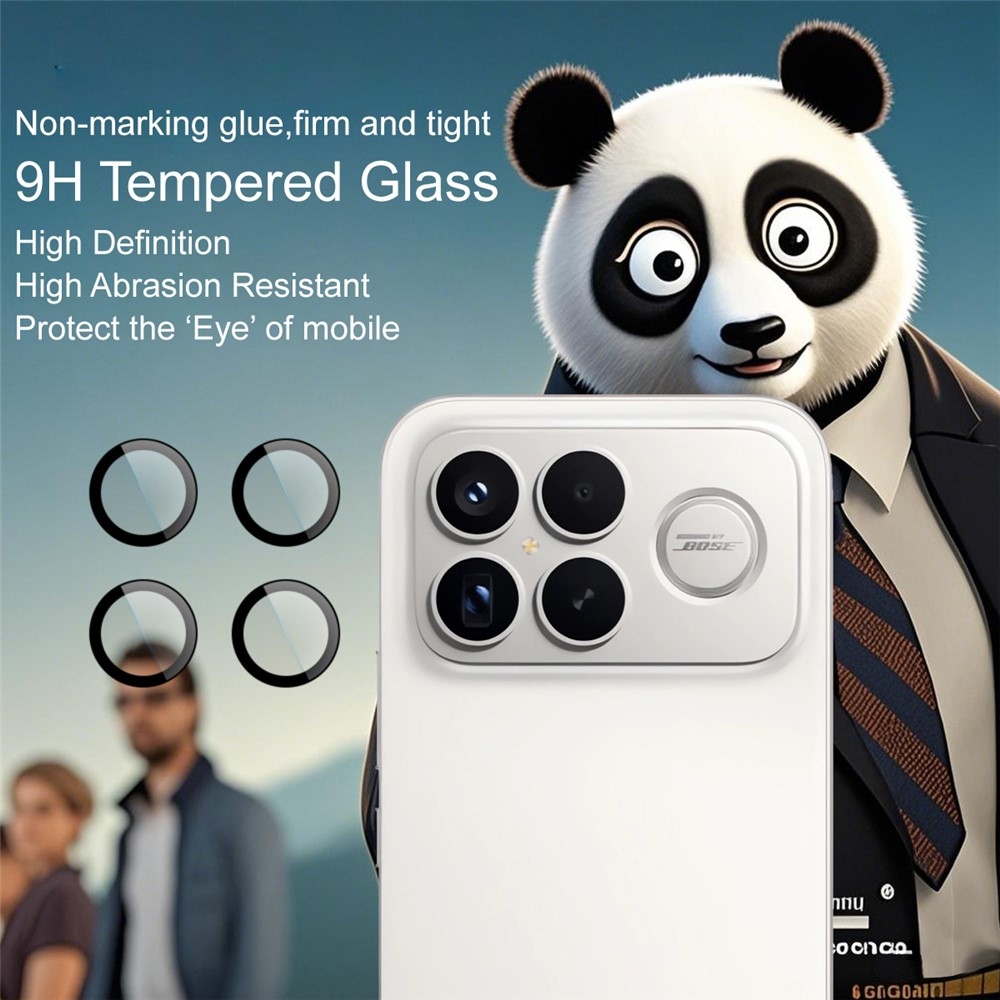 IMK kamera lencse üveg a Xiaomi Poco F8 Ultra 5G-n (különálló üveg) alkalmazáskerettel