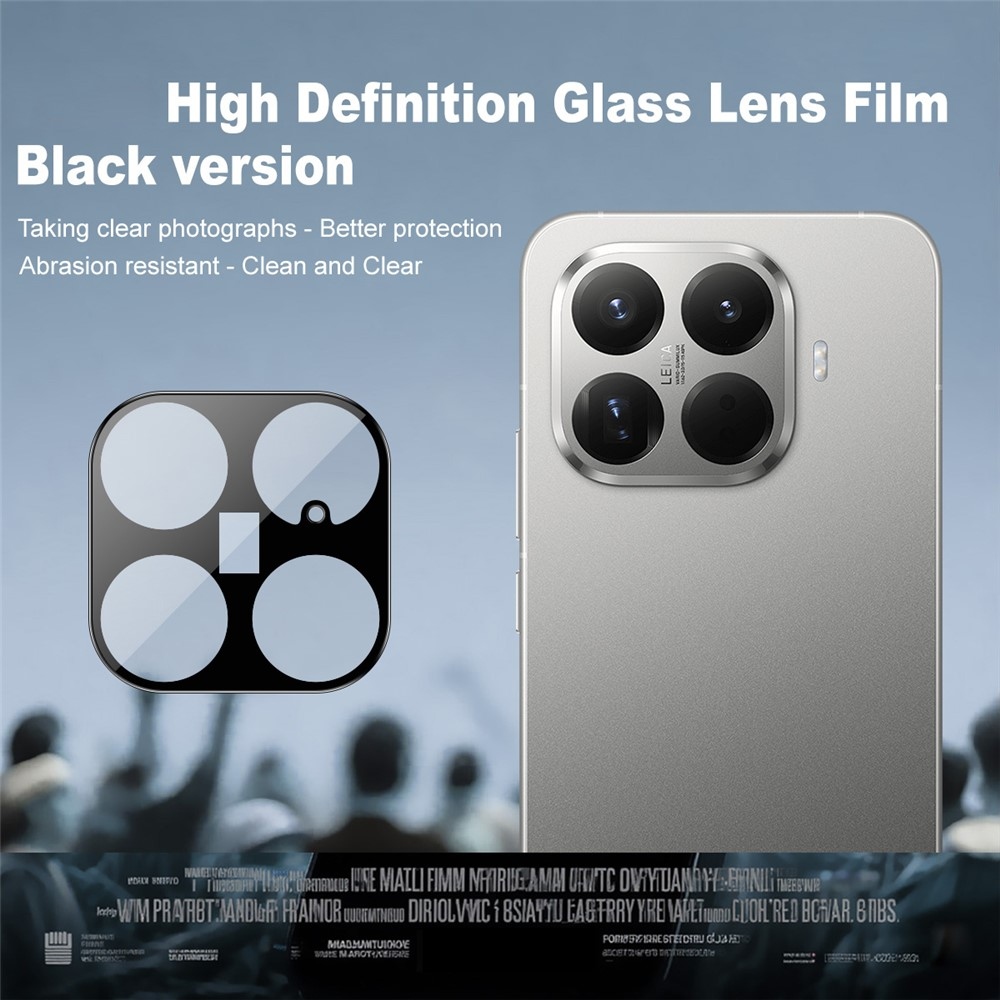 IMK üveglencse a Xiaomi 15T Pro-n - fekete