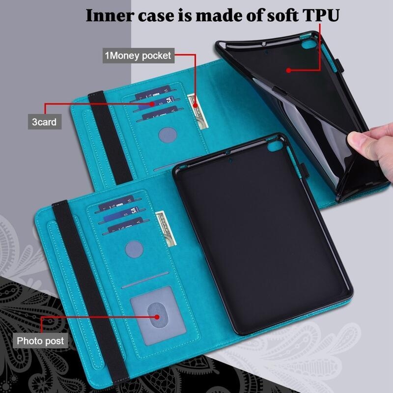 Impresszum záró tok Lenovo Tab M10 (3.Gen) - kék