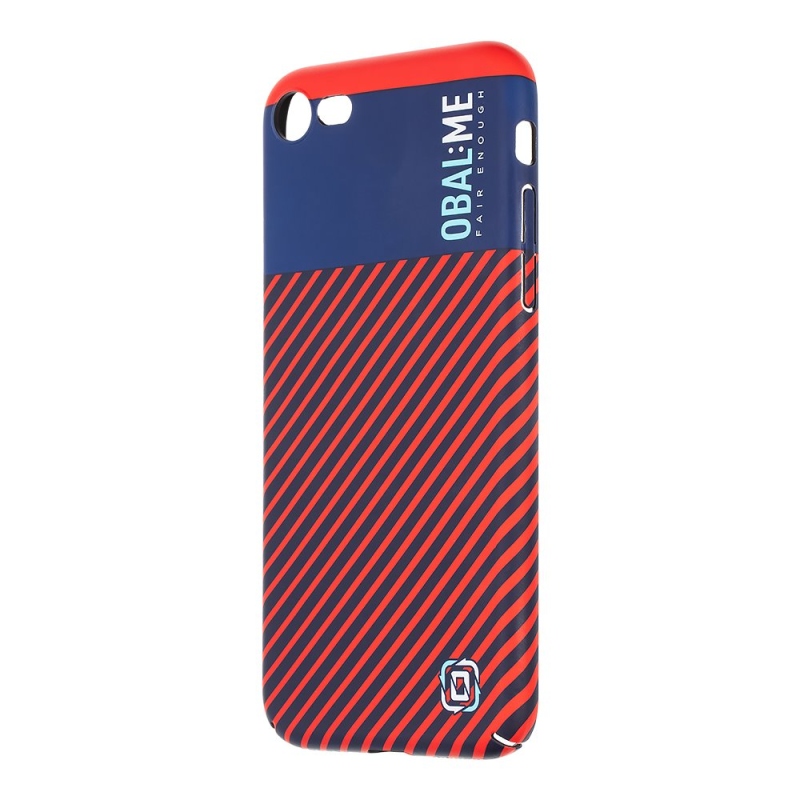 COVER:ME Flossy Stripes Cover for Apple iPhone 7/8/SE2020/SE2022 Kék/Vörös