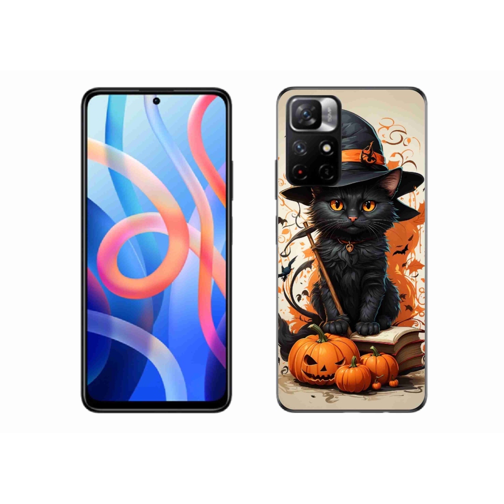 Gél borítás mmCase a Xiaomi Redmi Note 11S 5G-hez - macska varázsló