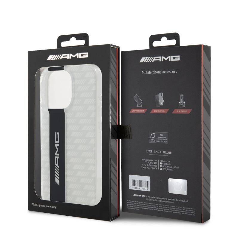 AMG Carbon mintás hátlap iPhone 16 Pro Max fehérhez