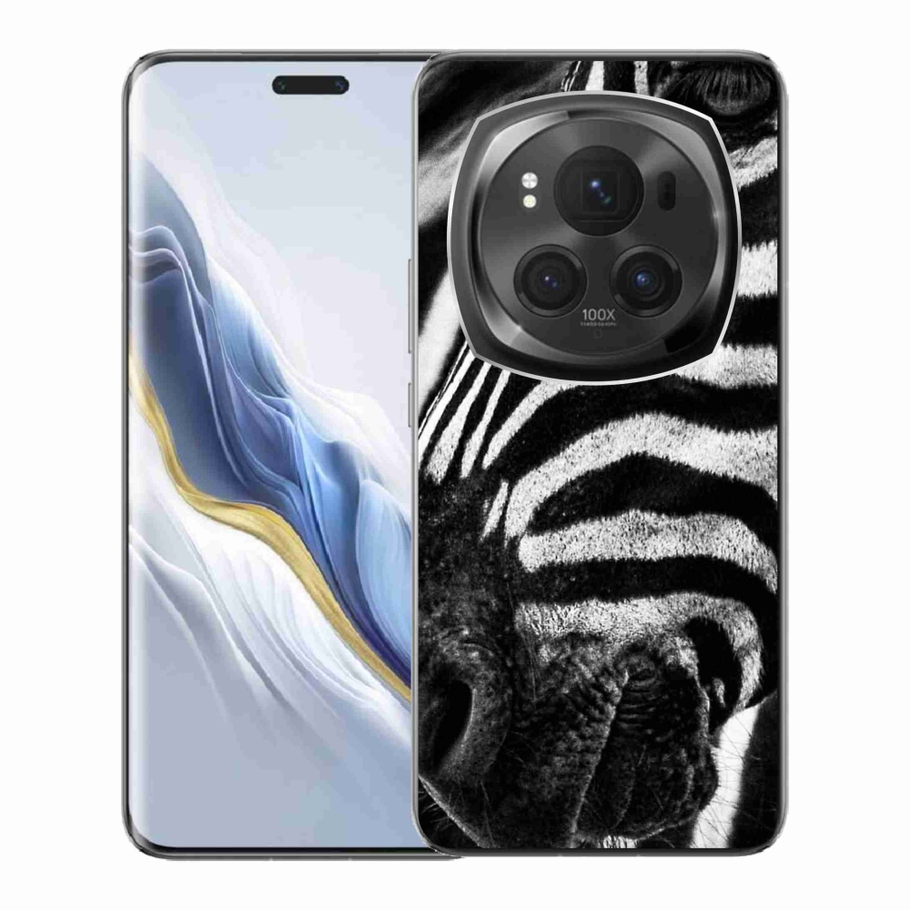 Zselés borítás mmCase a Honor Magic 6 Pro 5G készülékhez - zebra