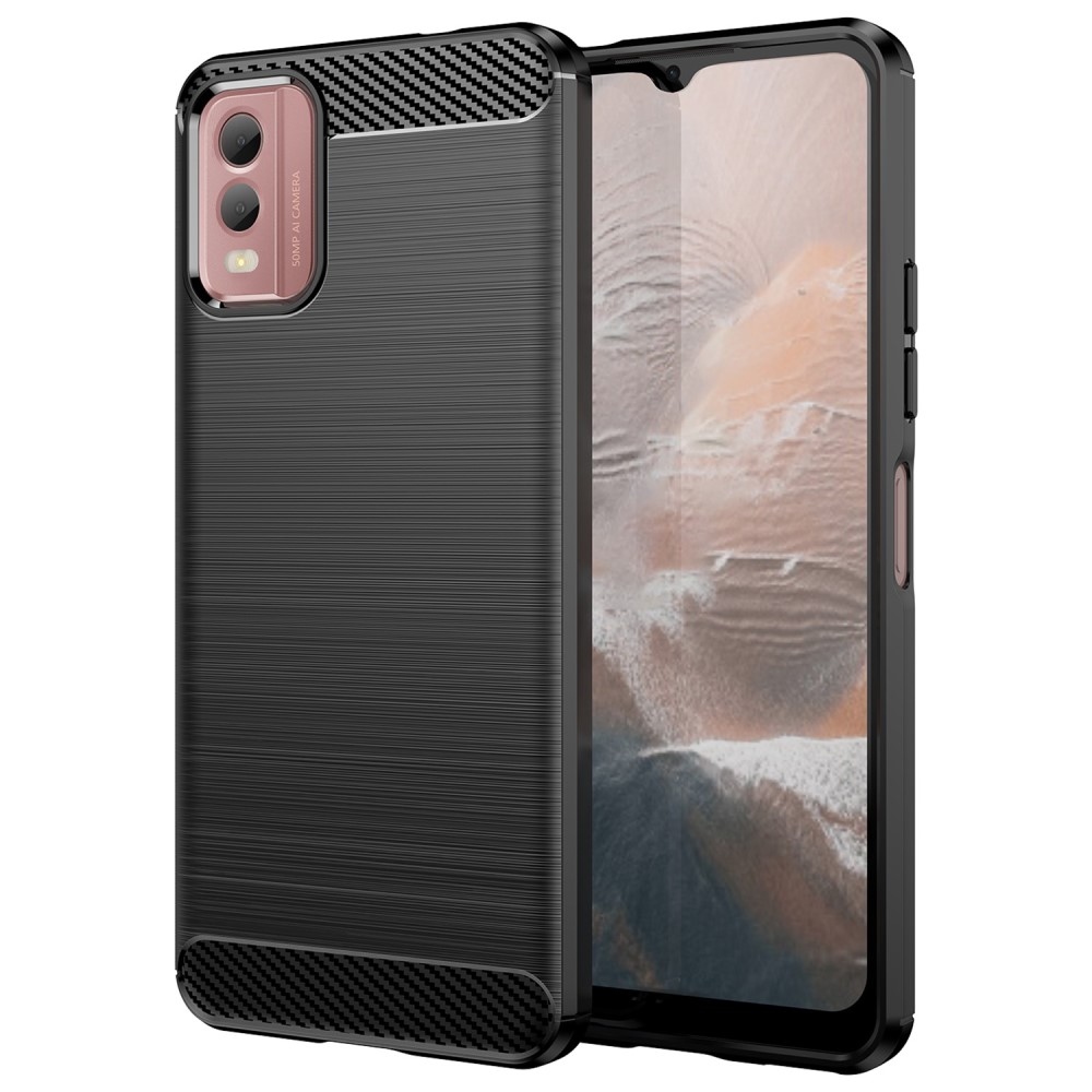 Szénálló zselés tok Nokia C32 készülékhez - fekete