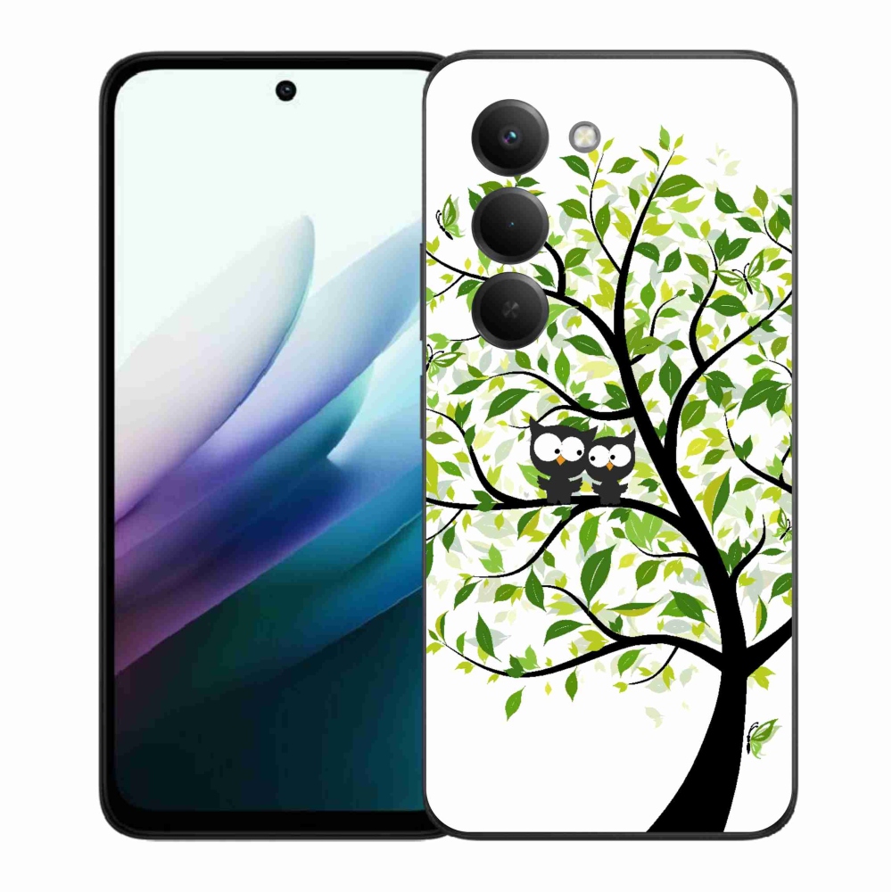Gél borítás mmCase a Xiaomi Redmi 15 4G/5G (171mm) - baglyok a fán
