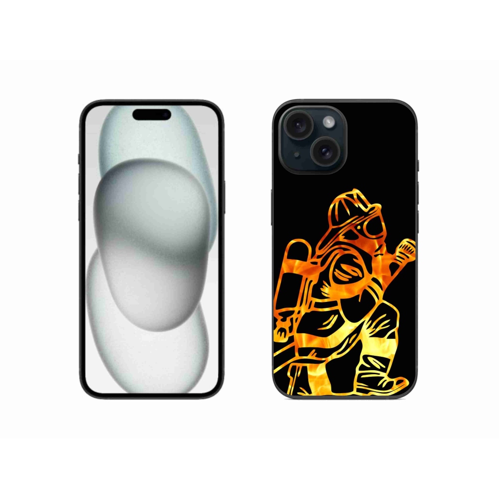 Gél borítás mmCase iPhone 15 készülékhez - tűzoltó 1