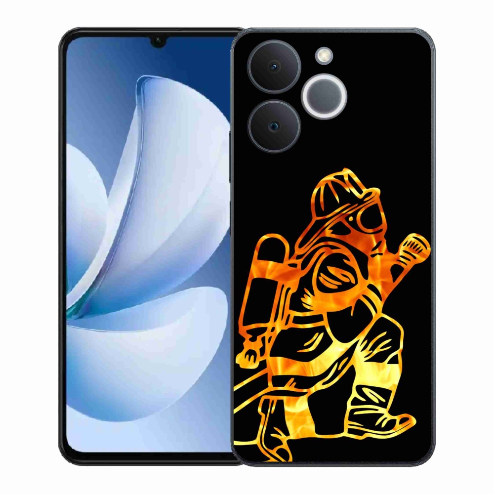 Zselés borítás mmCase a Realme Note 70T-hez - tűzoltó 1