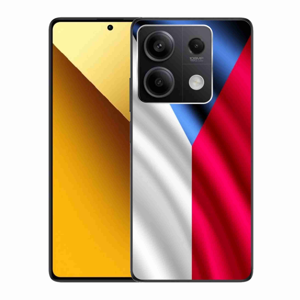 Gél borítás mmCase a Xiaomi Redmi Note 13 5G számára - cseh zászló
