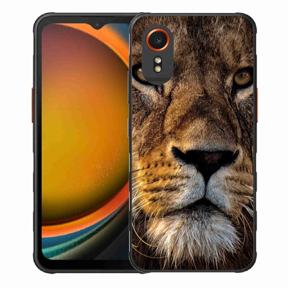 Gél tok mmCase a Samsung Galaxy Xcover 7 készülékhez - oroszlán