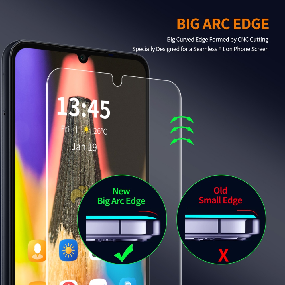 ENK 9H edzett üveg Xiaomi Redmi 15C 4G/5G (173mm)