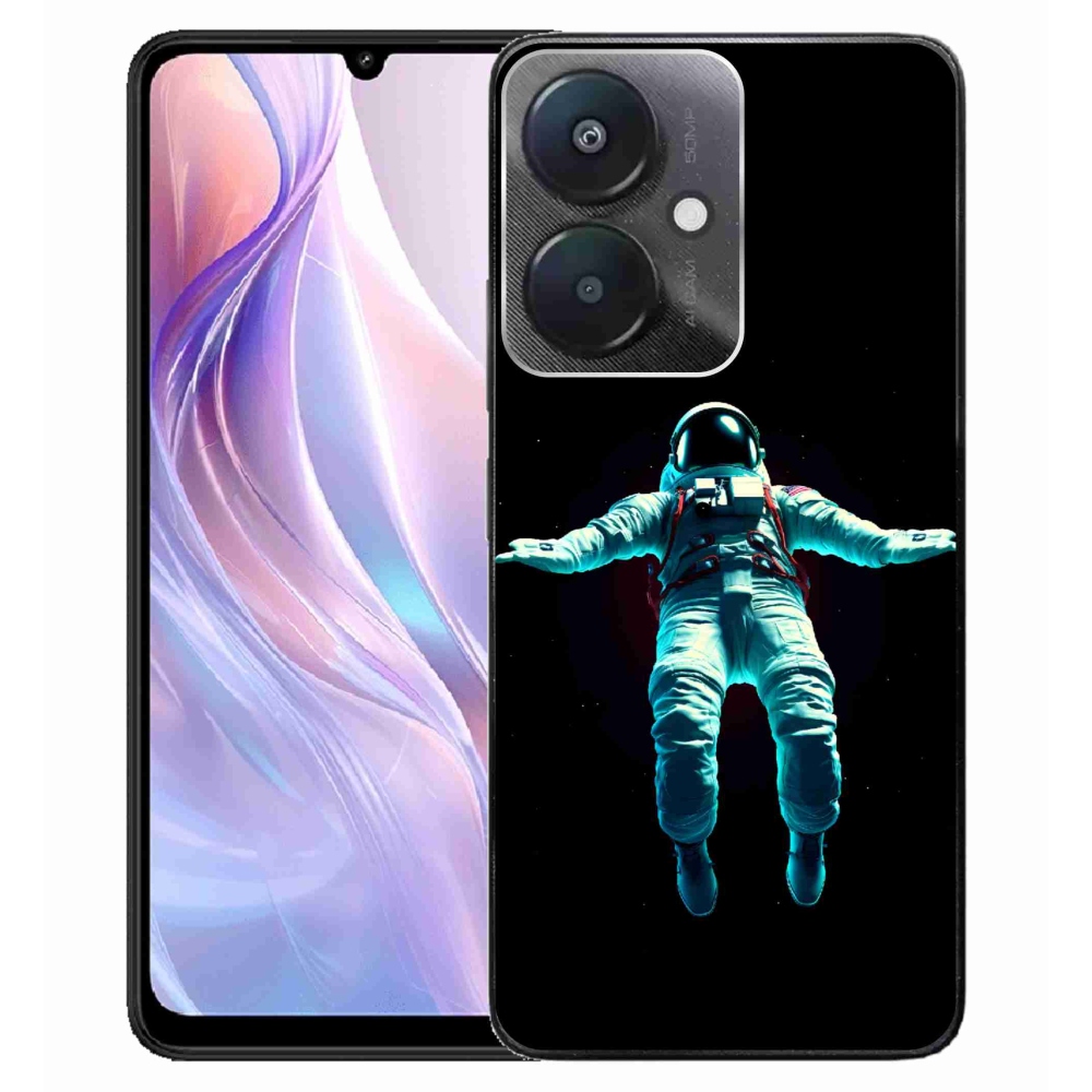 Gél borítás mmCase a Xiaomi Redmi 13C 5G számára - kozmonauta