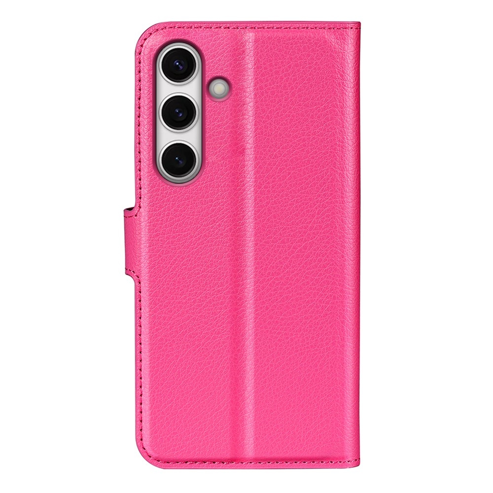 Litchi könyv tok Samsung Galaxy S24 FE készülékhez - rózsaszínű