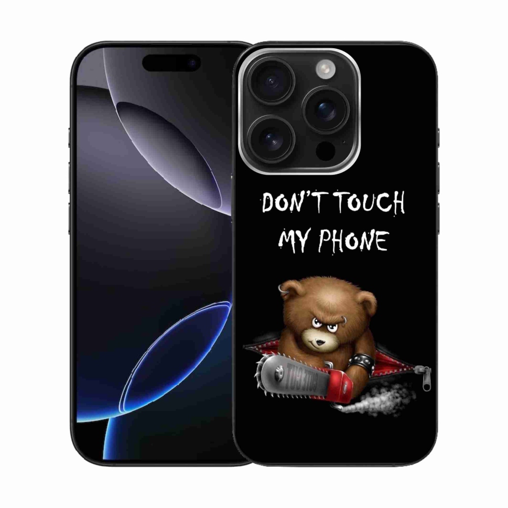 Zselés borítás mmCase iPhone 16 Pro készülékhez - ne érintse meg a telefont