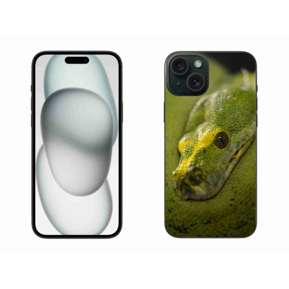 Zselés borítás mmCase iPhone 15 Plus készülékhez - kígyó 2