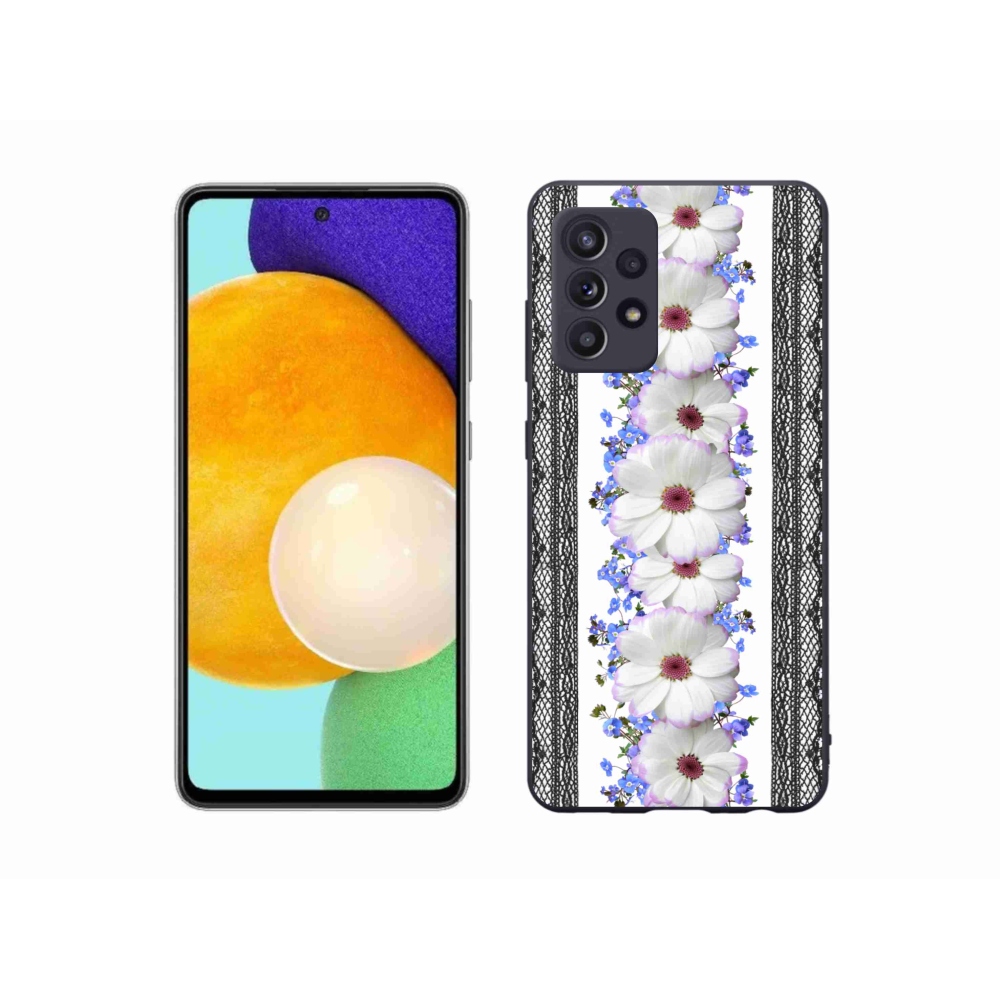 Gél borító mmCase Samsung Galaxy A52s 5G - virágok 8
