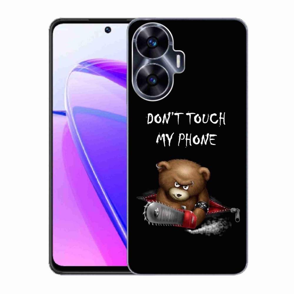 Gél borítás mmCase a Realme C55 készülékhez - ne érintse meg a telefont