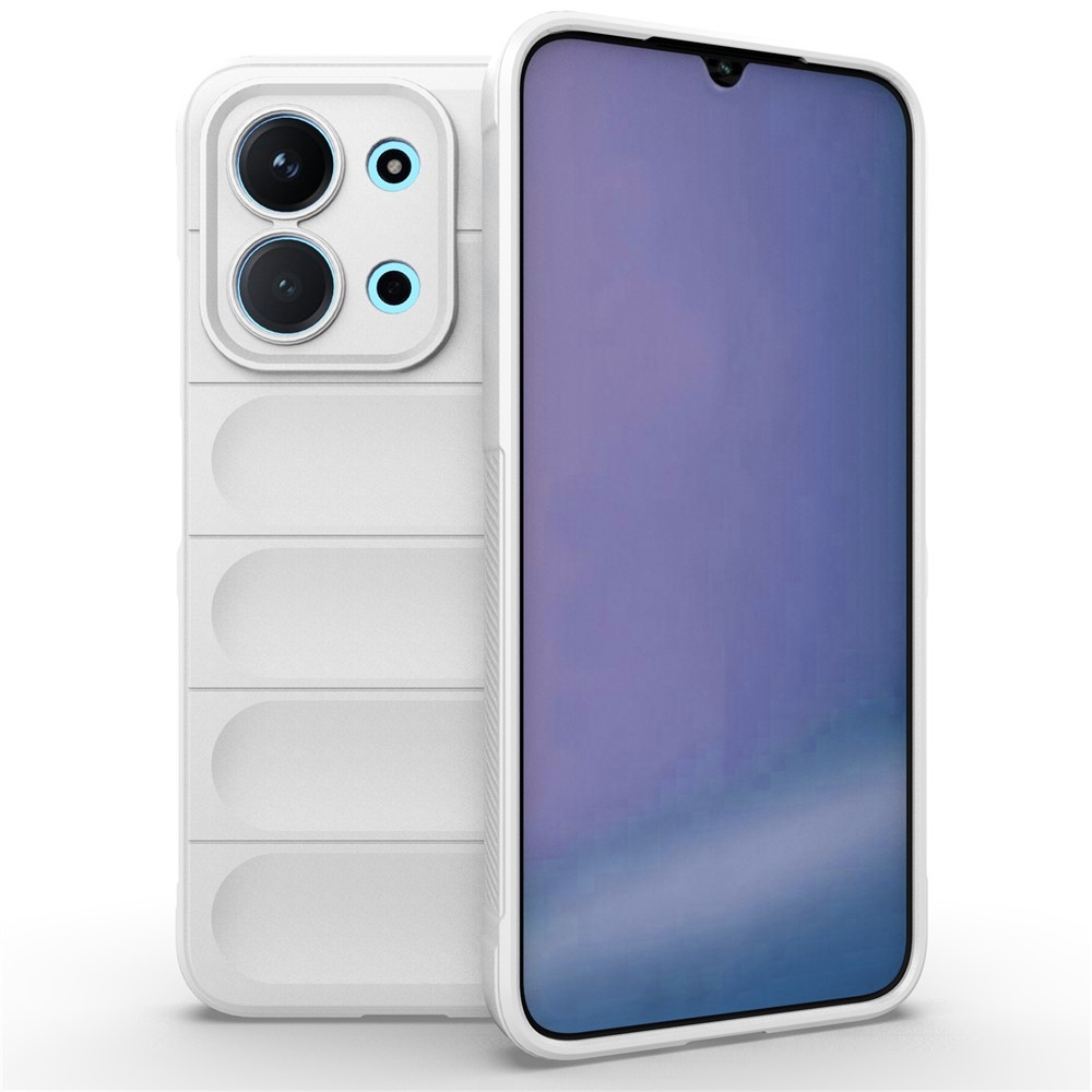 Rugg tartós zselés tok Xiaomi Redmi 15C 4G (171mm)/Poco C85 4G (171mm) - fehér