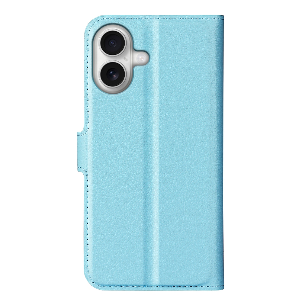 Litchi könyvtáska iPhone 17 készülékhez - kék