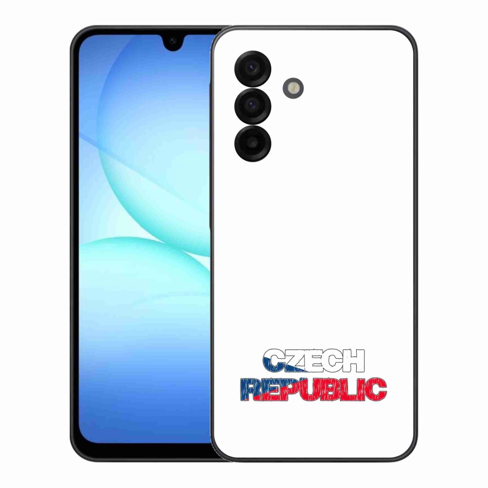 Gél borítás mmCase Samsung Galaxy A17 4G/5G - Csehország fehér háttérrel