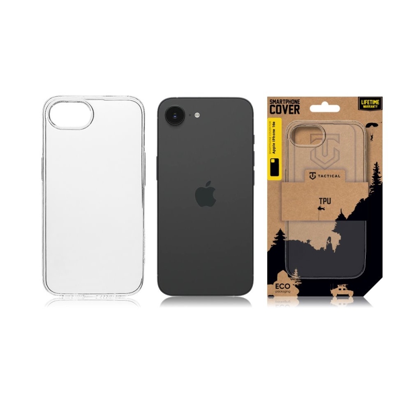 Taktikai TPU borítás Apple iPhone 16e átlátszóhoz